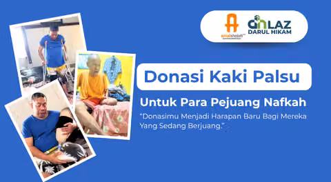Donasi Kaki Palsu Untuk Pejuang Nafkah