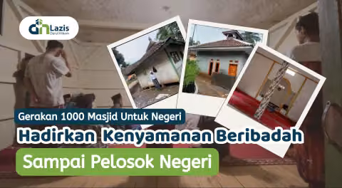 RAIH PAHALA JARIYAH!! Hadirkan Kenyamanan Ibadah Sampai Pelosok Negeri.